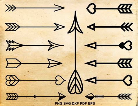 Arrow Svg File Arrow Clipart Tribal Arrow Svg Files For