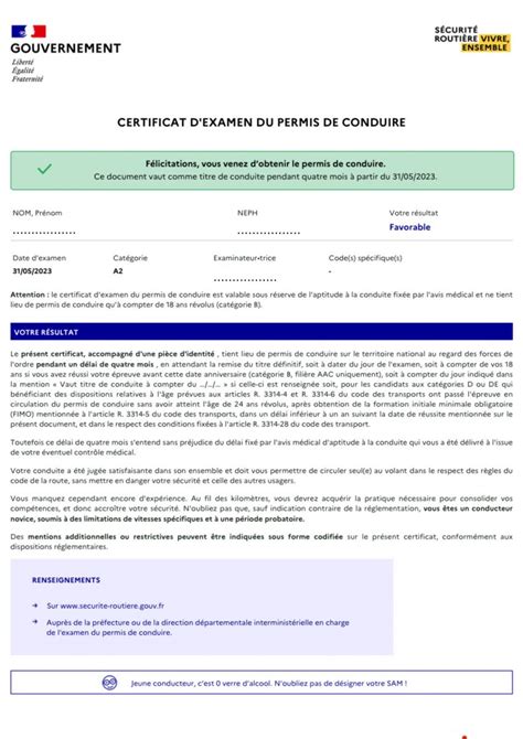 Comment R Cup Rer Son R Sultat De Permis Depuis Rdv Permis