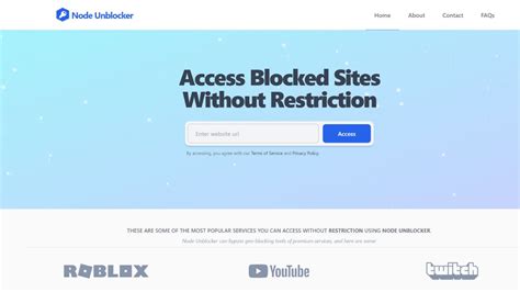 Node Unblocker How To Unblock Gaming Sites Infrexa