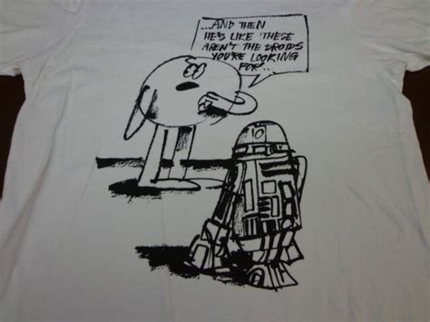 Star Wars These Arent The Droids Youre Looking For T Shirt Large R2