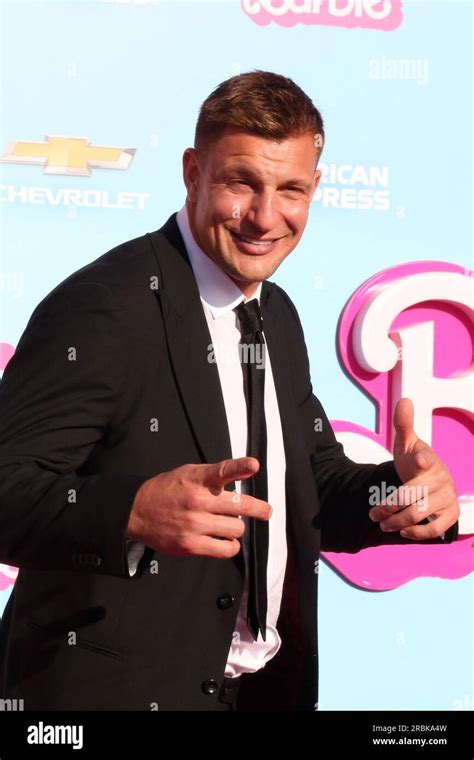 Los Angeles Jul 9 Rob Gronkowski At The Barbie World Premiere At The