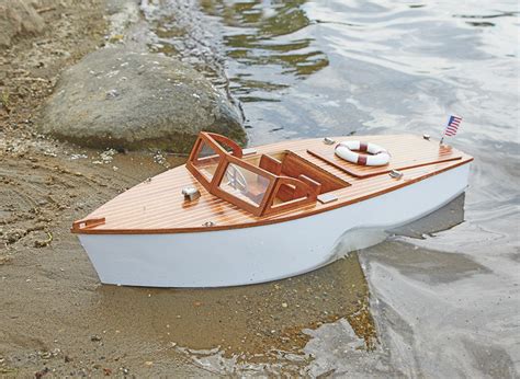 Remote Control Boat Woodworking Project Woodsmith Plans