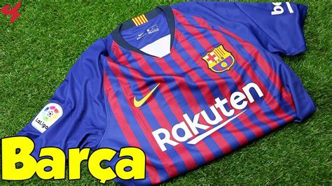 Nike Fc Barcelona Messi 201819 Home Soccer Jersey Unboxing Review