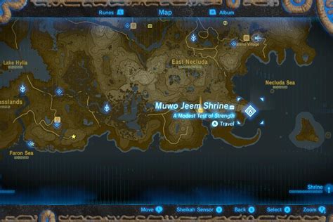 Dueling Peaks Zelda Botw Shrine Map