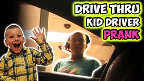 Drive Thru Kid Driver Prank Youtube