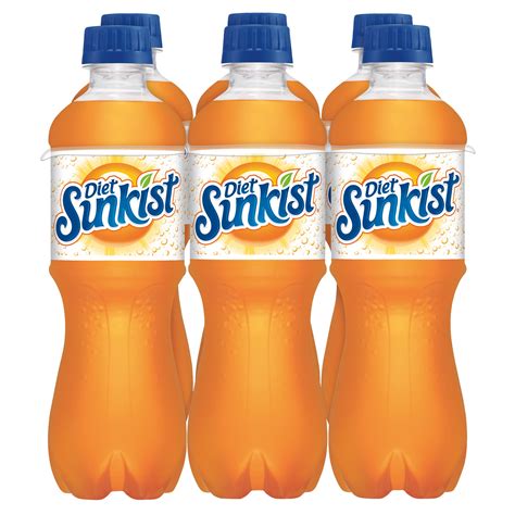 Sunkist Zero Sugar Orange Soda 5 L Bottles 6 Pack