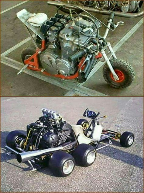 Today there are many choices for engines on the market. Just add a motorcycle engine | Diy go kart, Drift trike ...