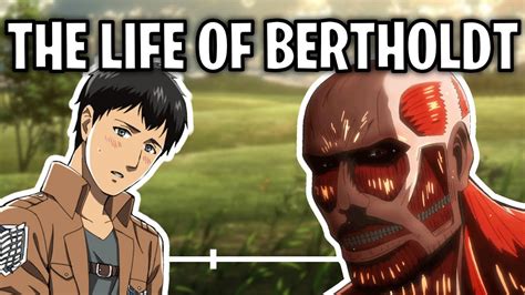the life of bertholdt hoover attack on titan youtube