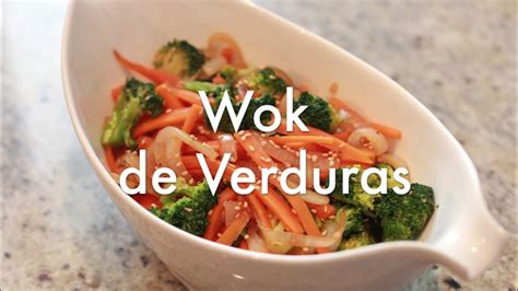 Explora el mundo de la gastronomía: Wok de Verduras - Recetas de Cocina - YouTube
