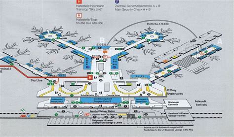 Map Of Frankfurt International Airport Terminal 1