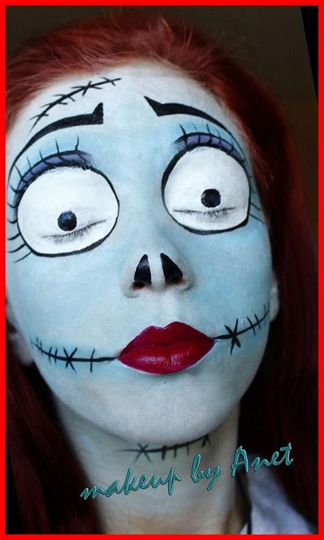 Nightmare Before Christmas Sally 22 Red Makeup Looks For Halloween