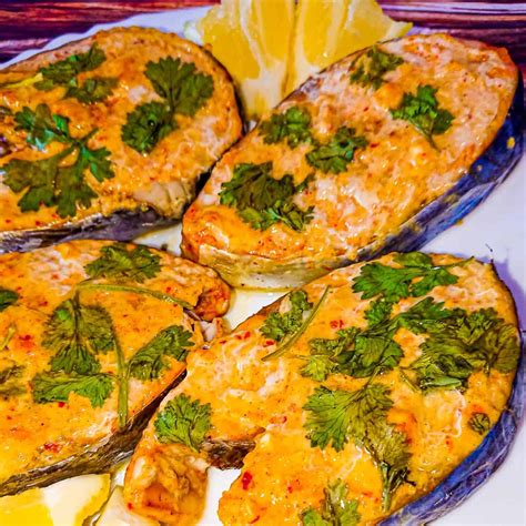 Spicy Baked Fish With Lemon Dijon Mustard And Garlic Go Healthy Ever