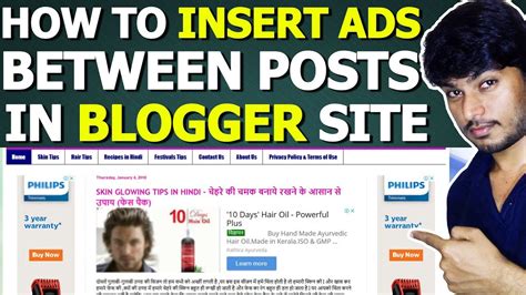 How To Show Ads Between Posts In Blogger Youtube