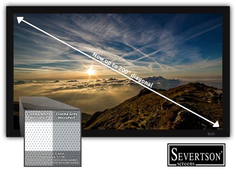 Severtson Screens Announces New Wider Cinema White And Cinema Grey
