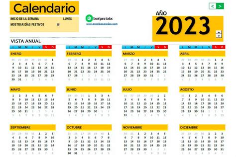 Calendario 2023 Para Imprimir Excel Kulturaupice Vrogue