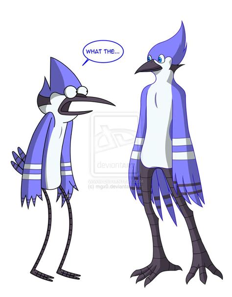 Regular Show Mordecai By Mgx0 On Deviantart Regular Show Cartoon