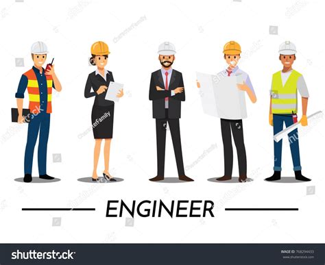 Technician And Builders And Engineers And Mechanics And Construction