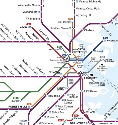 MBTA System Map