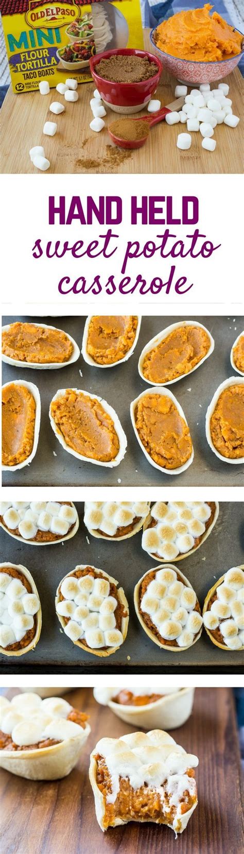Those days of ignoring dessert all because you are on a diet are gone. Handheld Sweet Potato Casserole without Nuts | Recipe ...