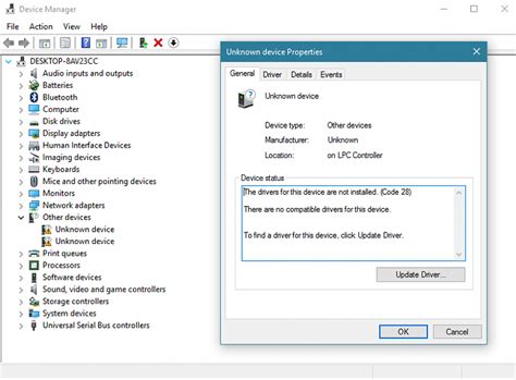 We did not find results for: Other Devices / Unknown device Solved - Windows 10 Forums
