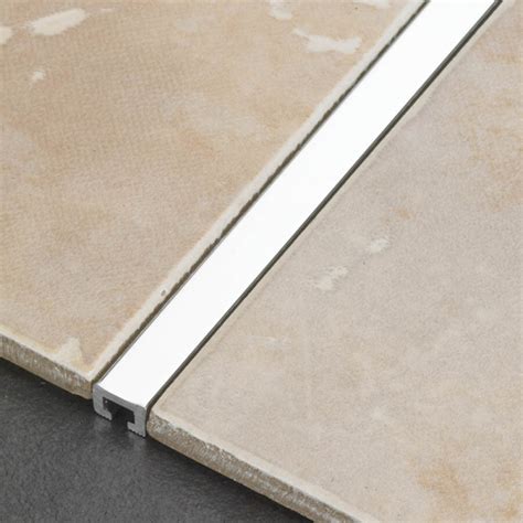 Tile Rite Bright Silver Flat Listello Strip 10mm Tsf269 Tippers
