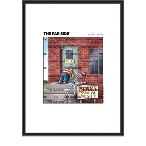 The Far Side Comic Art Print Midvale School For The Ted Color