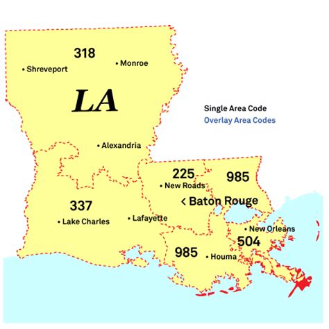 910 Area Code Map