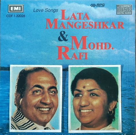 Lata Mangeshkar And Mohd Rafi Love Songs Hindi Cdr Hobbies And Toys Music And Media Cds And Dvds On