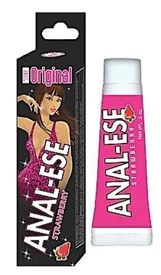 Nasstoys Anal Ese Lubricant Desensitizing Numbing Anal Lube Strawberry