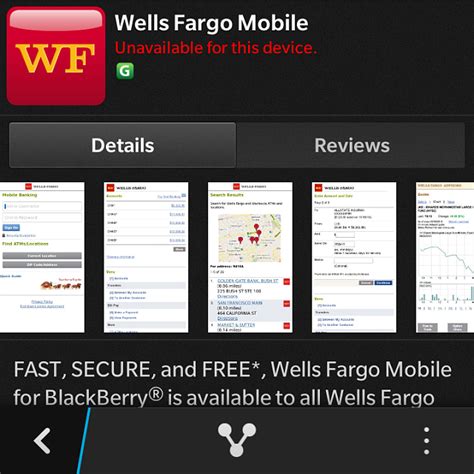 Android 6.0 and higher are supported. Wells Fargo App - BlackBerry Forums at CrackBerry.com