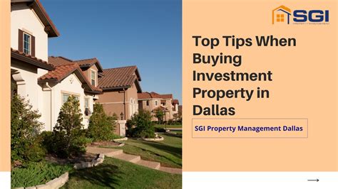 Guide To Buying An Investment Property In Dallas Tx