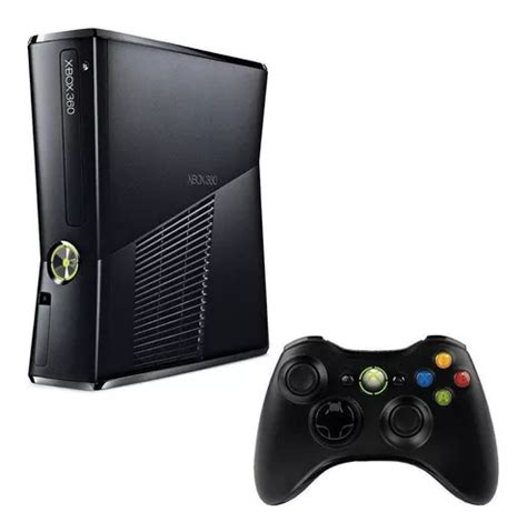 Microsoft Xbox 360 Slim 250gb Standard Cor Matte Black Parcelamento