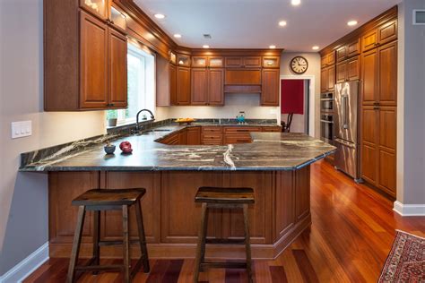 Black arch pulls are an excellent choice for these wood cabinet doors. Cream Shaker Kitchen Cabinet Doors Bar Country Door Handles Styles Dark Cherry Cabinets Light ...