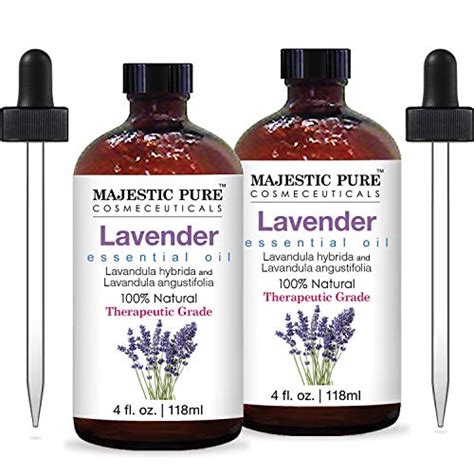 Majestic Pure Lavender Essential Oil With Therapeutic Grade For