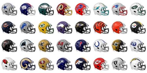 NFL S Best Looking Helmets All 32 Teams