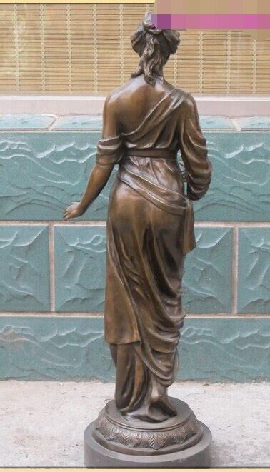 33 huge greece fairy tale bronze art sister nude belle stand statue goddess buy at the price