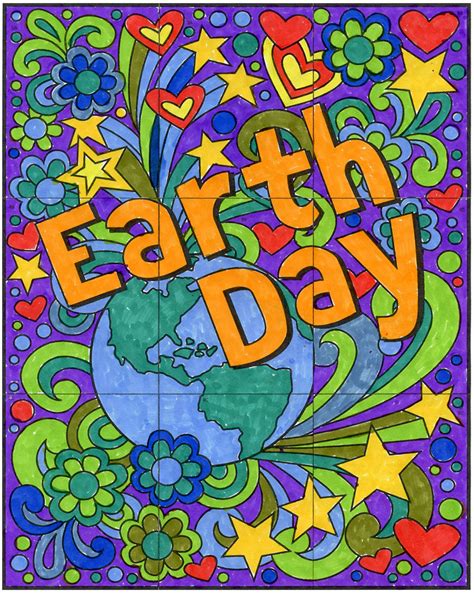 Free Mini Earth Day Mural Art Projects For Kids Bloglovin