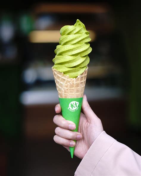 I Ate Matcha Soft Serve Food