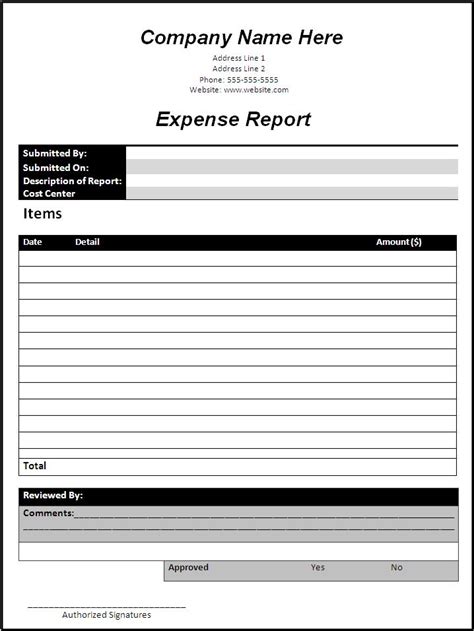Sample Business Report Free Word Templates
