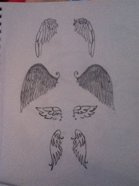 Tattoo Idea Angels Tattoos Drawings Wings Tatuajes Angel Tattoo
