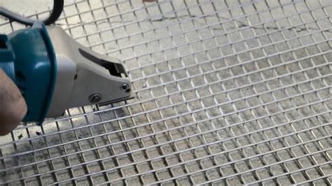 How To Cut Stainless Steel Mesh Youtube