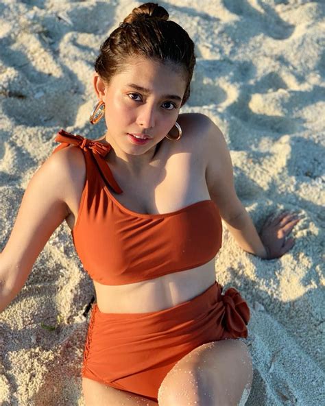 Analyn Barro Filipina Celebrity Crush Bikinis Swimwear Two Piece Skirt Set Animation Retro