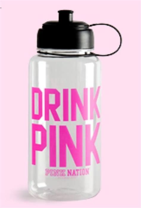 Pink Water Bottle By Victorias Secret 😍 Pink Water Bottle Victoria