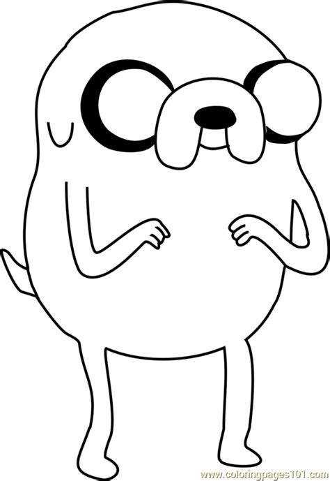 jake  dog coloring page  adventure time coloring pages coloringpagescom