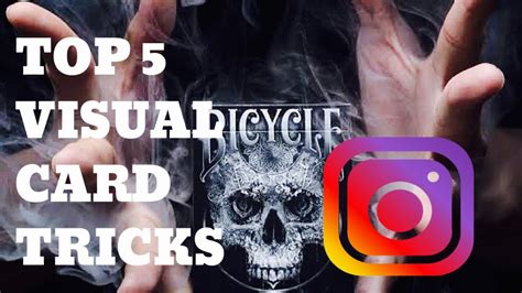 Top 5 Visual Card Magic Tricks Instagram Compilation Youtube