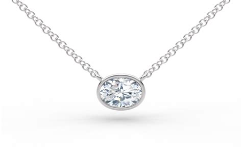 the forevermark tribute™ collection oval diamond necklace forevermark diamond necklace