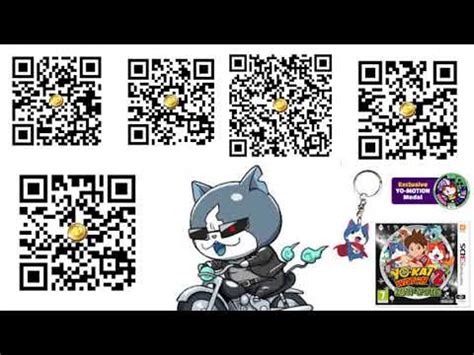 Yo Kai Watch Qr Codes For Glitzy Coins
