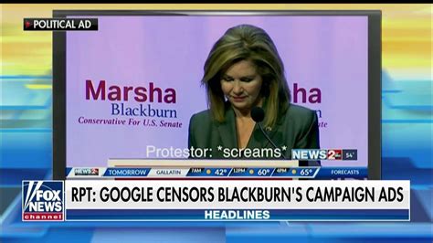 Marsha Blackburn Ad Flagged Over Footage Of Left Wing Protesters Youtube