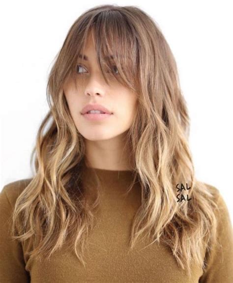 We have gathered some of the best short hair with side swept bangs that are really inspiring and beautiful. Picture Of a long lyered haircut with a light ombre and ...