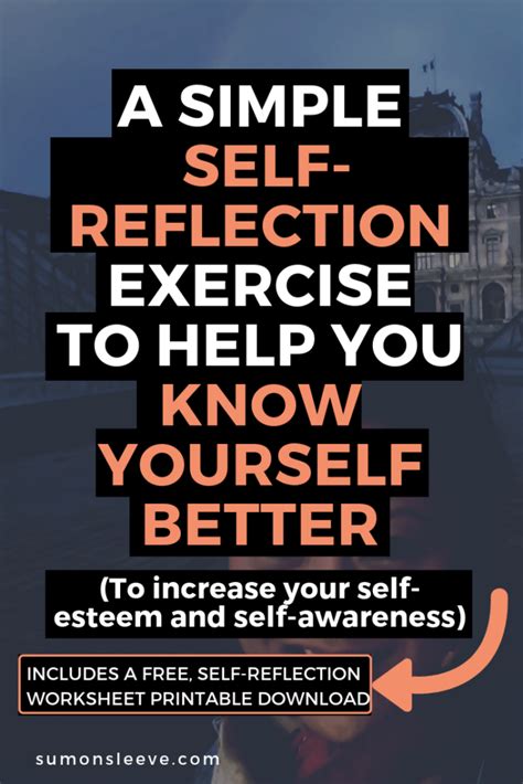 A Simple Self Reflection Exercise To Increase Self Awareness Sum On